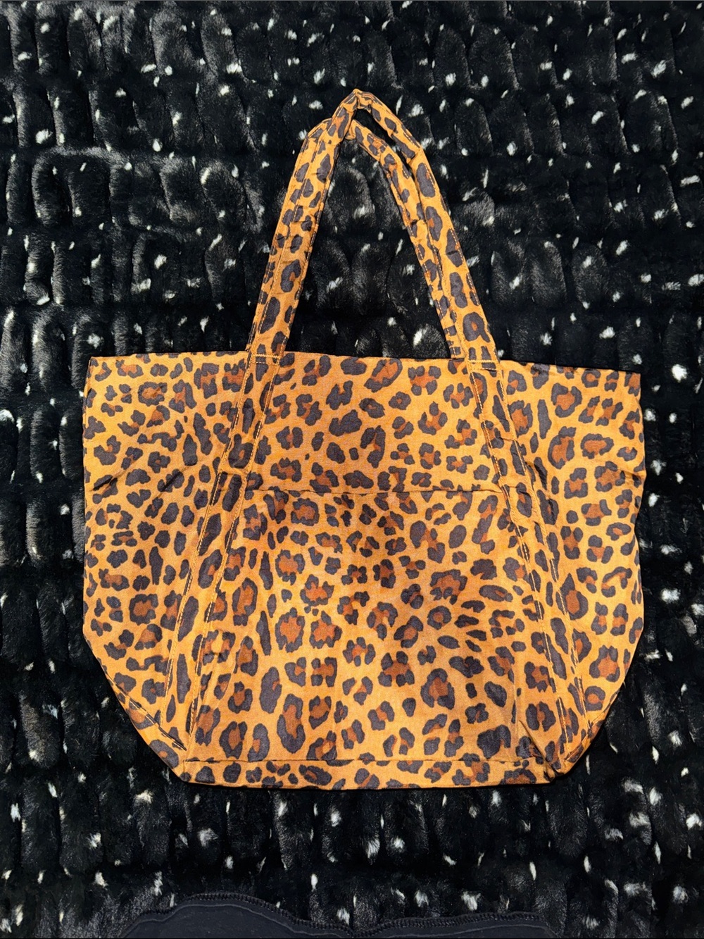 BAGGU Cloud Bag in Leopard